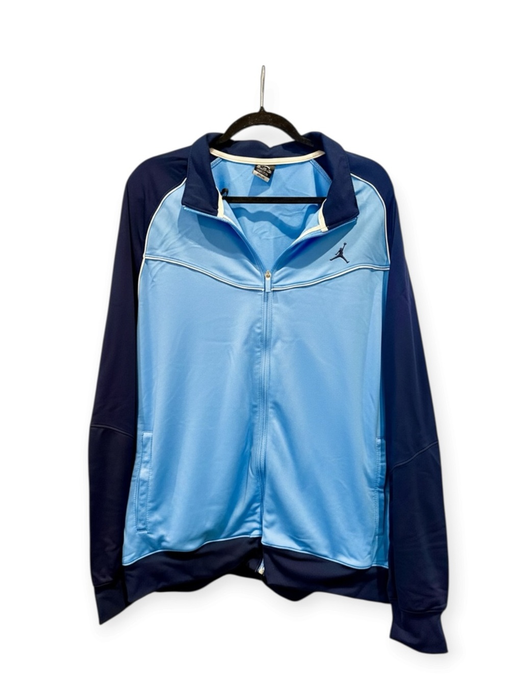 Jordan Light Blue & Navy Performance Full-Zip Jacket
